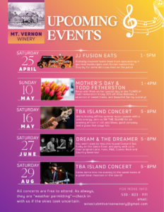 2026 Events Schedule